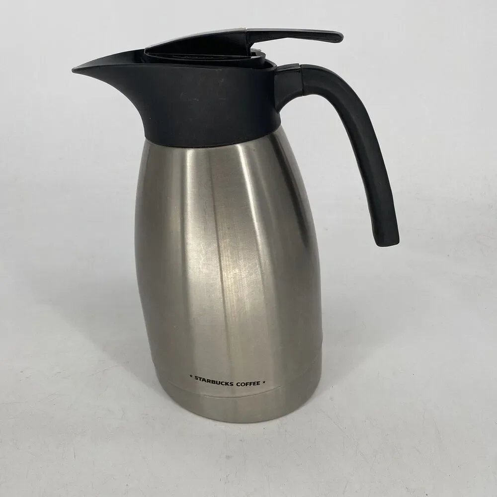 Starbucks Stainless Steel Thermal Carafe 1.75L Vintage 2001 Coffee Pot